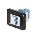 Miniatyrbilde 1 av 5: Chassis Panel Montering Socket Holder Modular Rj45 D-type  Lc Optisk Adapter
