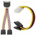 Pikkukuva 4 / 5: 15cm virtajohto 18awg johto Atx 24-pinniseen 14-pinniseen sovitinkaapelin