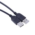 Miniatyrbillede 3 af 4: Usb A-hun til dobbelt han-adapter, type A-opladerkabel dobbelt to-splitter