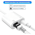 Miniatyrbild 3 av 4: Lightning till Ethernet-adapter, kompatibel 2 i 1 Ethernet LAN-nätverksadapter med laddningsport