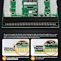Miniatyrbillede 3 af 5: 6-polet Ethereum Eth Zec Mining Strømforsyning 12v Gpu/psu Breakout Board Til