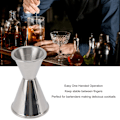 Miniatyrbillede 5 af 5: Rustfrit dobbeltsidet cocktailmålebæger i rustfrit stål til hjemmefest - spejpolering