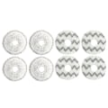 Miniatyrbillede 1 af 5: 8 stk. reservedele reservedele moppeklud kompatibel med Ecovacs Deebot X1