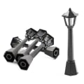 Miniatyrbilde 3 av 5: 4 stk. Gatepostlys for modelljernbane