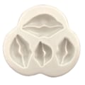 Miniatyrbillede 1 af 5: 4 Hulrum Chokoladeforme Bagetilbehør Kage Bage Dekoration Gadgets