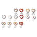 Miniatyrbillede 4 af 5: 3D-legeringshjerte-neglecharms-nitter-diamanter-neglekunst-neglesmykker-neglestifter-valentinsdag-klare-krystaller-manicure-smykker 5