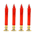 Miniatyrbillede 1 af 3: Kunstige Lys Stearinlys LED Lamper Elektriske Stearinlys Hjem Dekoration LED Lys 4stk