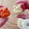 Miniatyrbillede 3 af 5: 3d Jordnødde Kanin Månekage Form Sæt Velegnet Til Diy Cookie Form Tilbehør