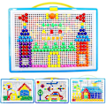 Miniatyrbild 2 av 5: Barnleksak 1000 delar Dubbla Pegbrädor Pussel Svamp För 2 Barn Lek Pedagogisk Konstruktion Kreativ DIY Mosaik Leksaker Födelsedag För Pojkar Flickor 3+ År