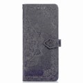 Miniatyrbilde 2 av 5: Samsung Galaxy Z Fold2 Etui Lær Lommebok Deksel Emboss Mandala Magnetisk Flip Beskyttelse Støtsikkert - Fiolett