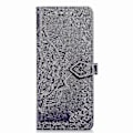 Miniatyrbillede 2 af 5: Samsung Galaxy Z Fold2 Etui Læder Pung Cover Emboss Mandala Magnetisk Flip Beskyttelse Stødsikker - Violet