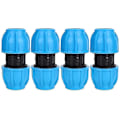 Miniatyrbillede 1 af 4: 4 stk PE Plast 25mm til 25mm Lige Vandrørsforbindelse PPR PE PVC Rør