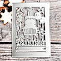 Miniatyrbillede 4 af 5: Rektangulær Happy Birthday kage metal skæredør præget til scrapbog papir
