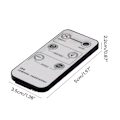 Miniatyrbillede 5 af 5: 6-knaps RF-monokrom controller til LED-dæmper 12V~24V til enkelt farve