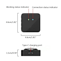 Miniatyrbild 5 av 5: Utomhus Video Lavalier Typ C Usb Mikrofon Omnidirektionell Kondensatormikrofon