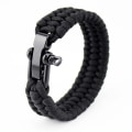Miniatyrbilde 1 av 5: Rustfritt stål U-type Shackle Connection Tre-hulls justerbar (1 stk, svart)