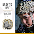 Miniatyrbillede 2 af 4: Taktisk hjelmcover M/L/XL Ops-core Fast Pj
