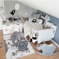 Miniatyrbilde 2 av 5: Baby Matte Lekegrind Verdenskart Ny Baby Soverom Dekorasjon Teppe Spill Teppe Barn Leker