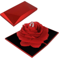 Miniatyrbild 1 av 5: Ringask 3D Pop Up Rosask Ringask 3D Pop Up Rosask Ringhållare Alla hjärtans dag Ringask Ringask Bröllop För Förlovning Bröllops smycken Presentask (röd)rin