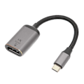 Miniatyrbild 1 av 5: USB C till DisplayPort-adapter 8K 30Hz 4K 144Hz HDR Aluminiumlegering USB C till DP-omvandlare