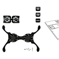 Miniatyrbillede 5 af 5: Kølepude Mini Usb Port Fan Køler Foldbar Cpu Køling Spil Hot Selling Køling