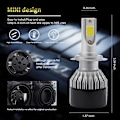 Miniatyrbilde 5 av 5: 2 stk 5000lm H7 LED-tåkelys 12v 40w Cob Bil Kjørelykt 6000k
