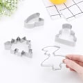Miniatyrbillede 3 af 5: 13 stk. Dinosaur-formet kageformssæt i rustfrit stål til kiks og fondant