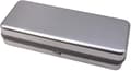 Snyggt glasögonfodral i aluminium, Silver, Stor