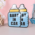 Miniatyrbillede 2 af 3: 2 stk Blå Bilsticker Baby i Bil Sticker Bilsticker Husk Bilsticker Magnetisk Bilsticker til Bil