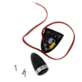 Miniatyrbillede 4 af 5: 25 Core Snail Sound Treble Shell Tweeter Cavity Diy Hifi Ekstern Højttaler
