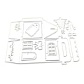 Miniatyrbillede 1 af 5: Juletræ æske metal skæredør stencil DIY Scrapbooking album papir kort