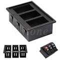 Miniatyrbillede 2 af 5: 3 Rocker Switch Clip Panel Samling Patruljeholder Kabinet Til Arb Carling Type