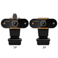 Miniatyrbilde 5 av 5: 1080p HD- USB2.0 Webkamera Datamaskin PC Webkamera Med Mikrofon For Online Undervisning Konferanse Live Video Streaming