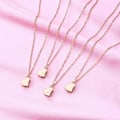 Pikkukuva 5 / 5: 4 kpl/setti Magneettikivi Bff Ystävyys Sydänriipus Ketju Choker Kaulakoru gold-color