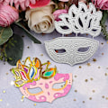 Miniatyrbillede 4 af 5: Maske Metal Skæredør Stencil Diy Scrapbooking Album Papirkort Skabelon Skimmel