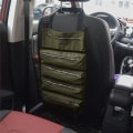 Miniatyrbild 4 av 4: Verktygsväska med 5 blixtlåsförsedda fickor, bärbar verktygsväska i canvas, verktygsrulle auto organizer verktyg för Electr