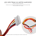 Miniatyrbillede 4 af 5: Dobbelt 12 Musikniveauindikator Led Spektrum Vu Meter Forstærker Lys Hastighed Justerbar Tavle Til Mp3