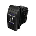 12v 20a Spil Ind Spil Ud On-off-on Vippekontakt 7 Pin Led Blå