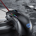 Miniatyrbild 3 av 5: RGB Gaming Mus Kabelbunden Programmerbar Ergonomisk USB Möss 3200 Dpi 6 Knappar & 6