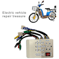 Miniatyrbillede 3 af 5: 1 stk. 24v/36v/48v/60v/72v Elektrobil E-cykel Scooter Børsteløs Motorkontroller Tester Elektronisk Mod