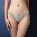 Miniatyrbild 3 av 4: Damunderkläder i spets, hög midja, plus size, damtrosor för kvinnor - blå - xxl