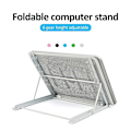 Miniatyrbilde 2 av 5: Bærbar Mote Laptop Stativ Kjøle Støttebrakett For Macbook Pro Bærbar Justerbar