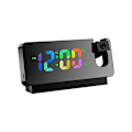 Miniatyrbillede 1 af 5: LED Smart Digital Alarm Clock Projektionstemperaturprojektor LCD-skærm Tid