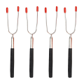 Miniatyrbilde 1 av 2: 4 stk rustfritt stål grillspyd for grill, frukt og dessert