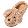 Pikkukuva 1 / 3: Poikien ja tyttöjen lämpimät plyysiset eläintossut lapsille talven sisätossut teddy dog 5-6 toddler