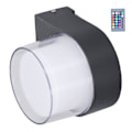 Miniatyrbillede 3 af 5: 5W RGB fjernbetjening LED udendørs væglampe vandtæt væglampe til soveværelse stue AC85265V