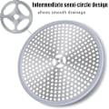 Miniatyrbillede 3 af 5: 1 stk. afløbsfilter til bruser, hårfilter, filter til afløb i bruser, afløbsrist til bruser, afløbsdæksel, hårfilter, hårstopper