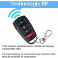 Miniatyrbillede 2 af 5: Universal Portåbne-Fjernbetjening Universal Garageport Fjernbetjening 433.92mhz 4-Knap Fjernbetjeninger Fast Kode Duplikator 1 stk