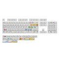 Miniatyrbild 1 av 5: 127 tangenter Pbt Keycaps Xda profil Dye-sub söta djur tecknad tema Keycap set