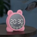 Barnväckarklocka Bluetooth-högtalare Sängklocka, spegel Digital väckarklocka Temperatur Nap Timer, barn Sleep Trainer